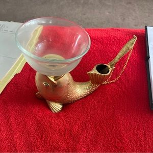 Vintage mid century caviar dish